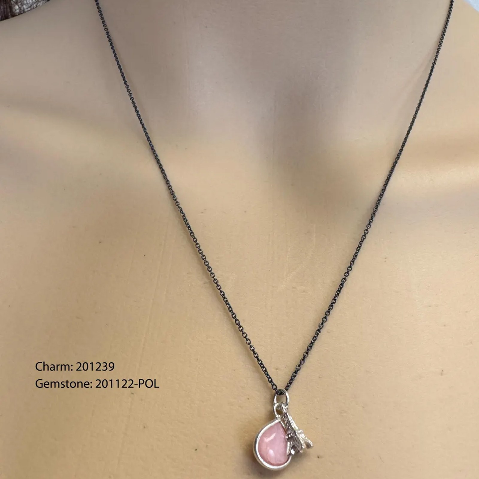 Oxidized Sterling Silver Delicate Cable Chain Necklace for Pendant-16″-36″