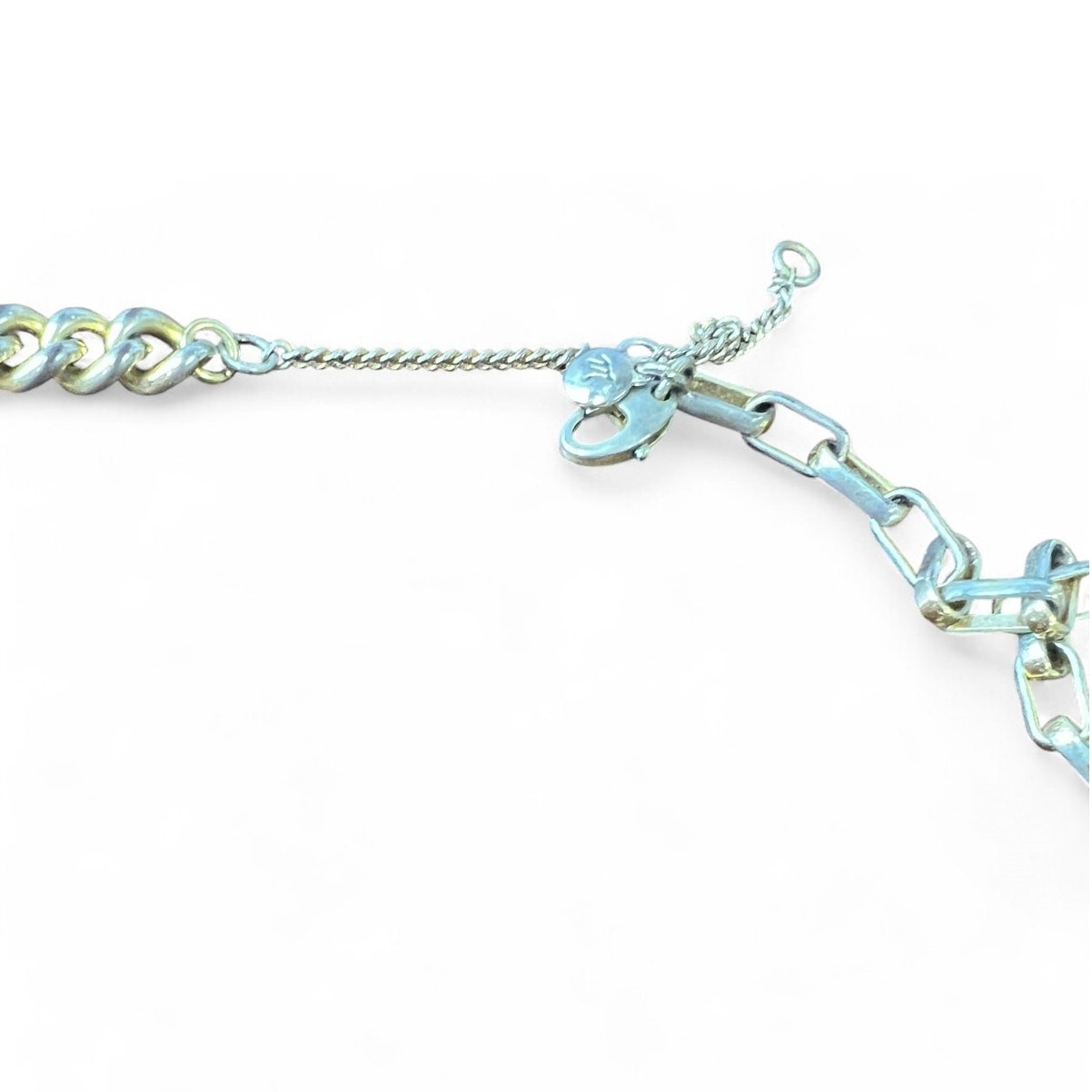 MADEWELL Necklace Chain Link Variation Style Mix of 2 Designs Women Short