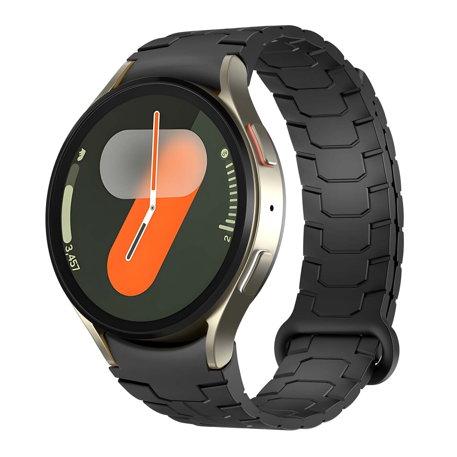 Silicone Magnetic Sports Watch Band Strap For Samsung Galaxy Watch 7/6/5/4/FE