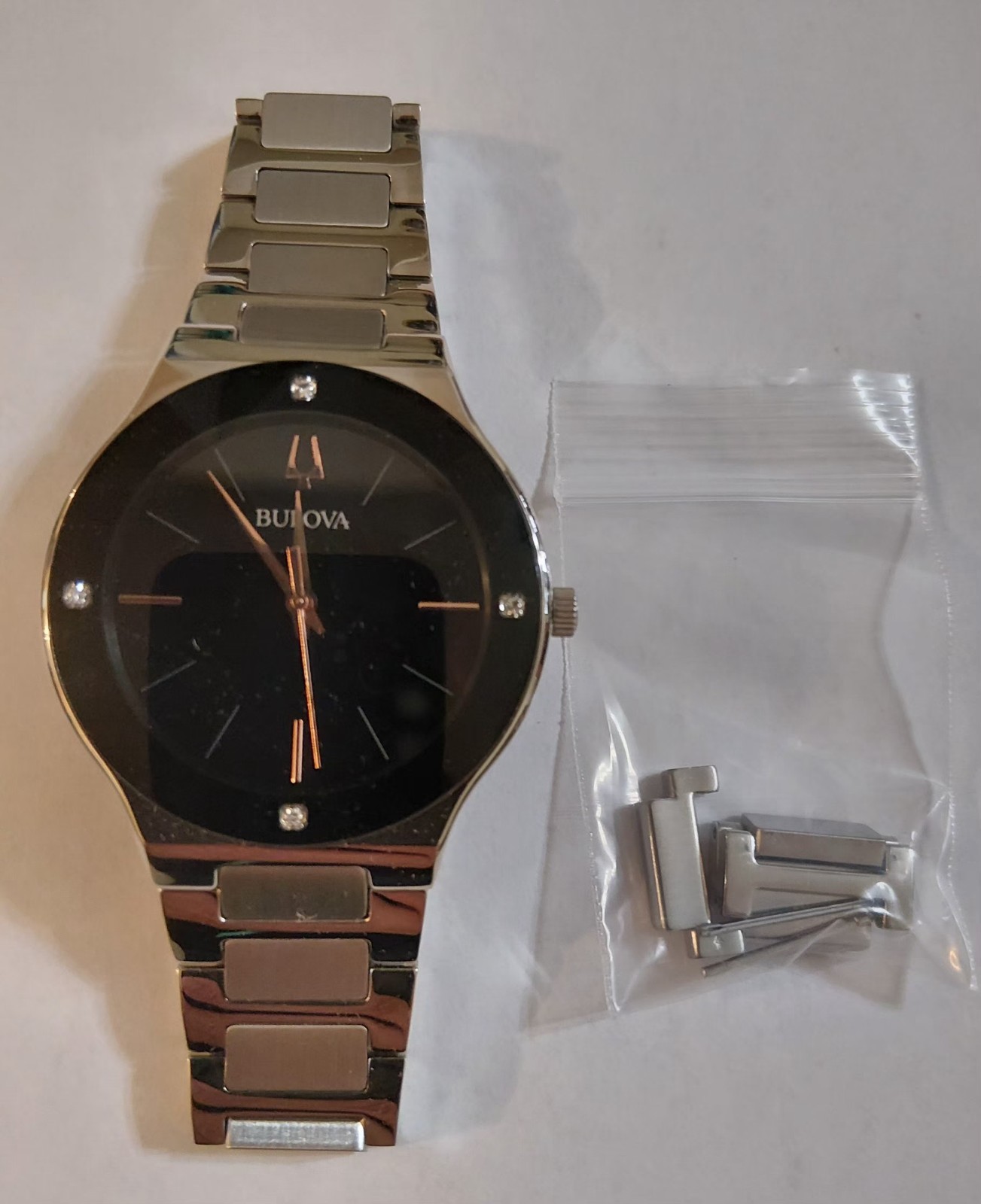 BULOVA Millennia 43 mm Stainless steel case and bracelet Quartz