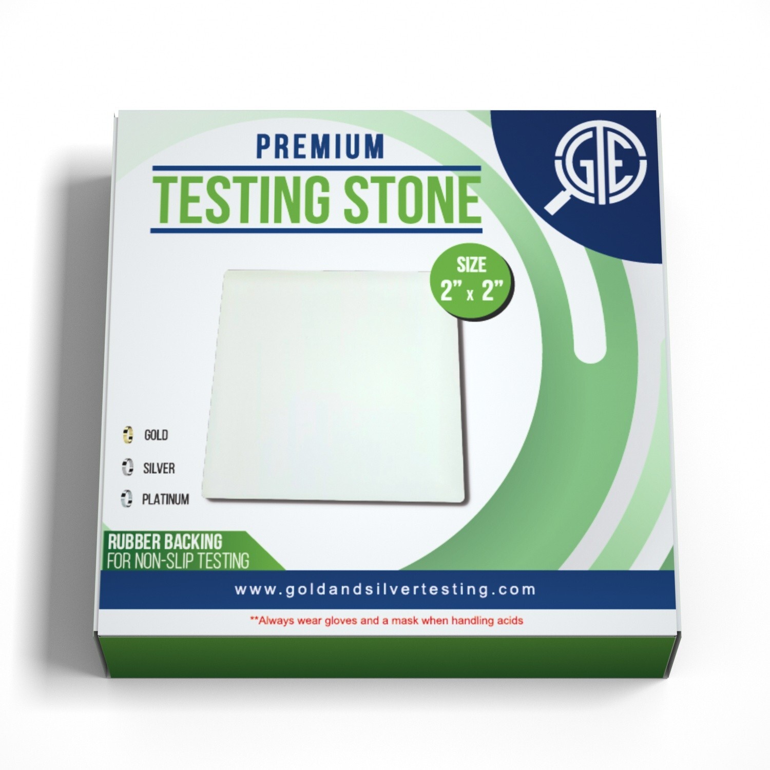 1 WHITE Acid Test Stone Gold Silver Platinum Testing Tool Tester Detect Jewelry