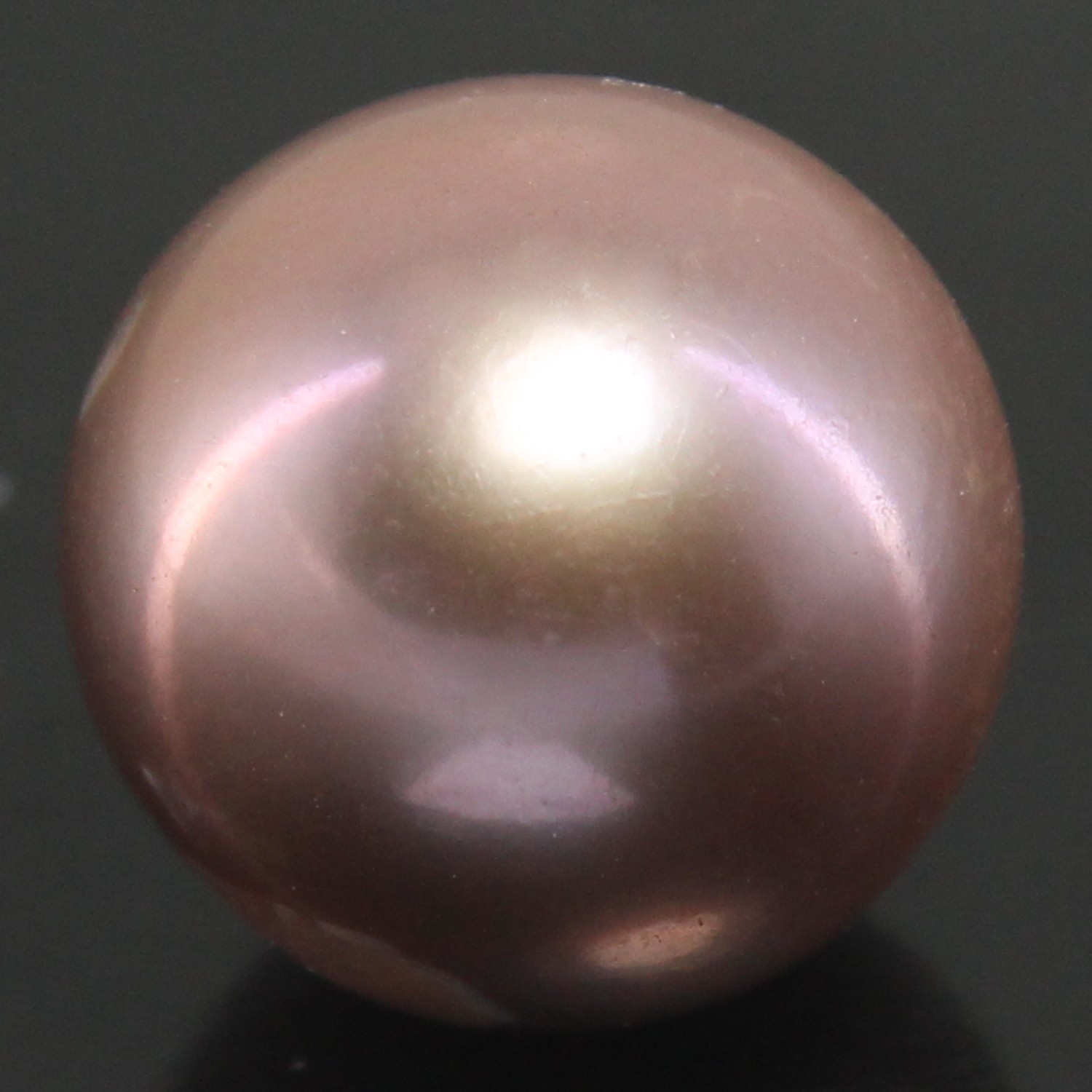 Genuine Natural South Sea Philippines Lavender Multi Color 15.00 MM Round Pearl