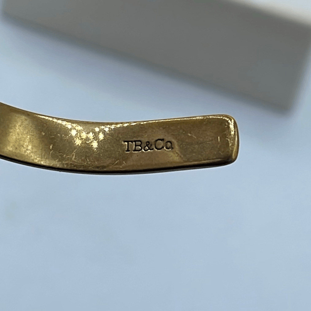 2014 TB & Co. brass cuff bracelet Roman numbers