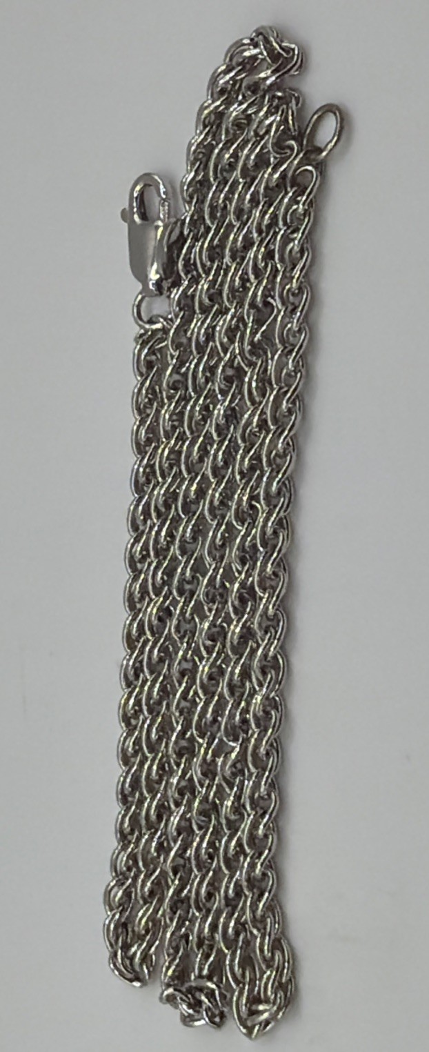 John Atencio Sterling Silver Spiga Wheat Chain 18” Long 3mm