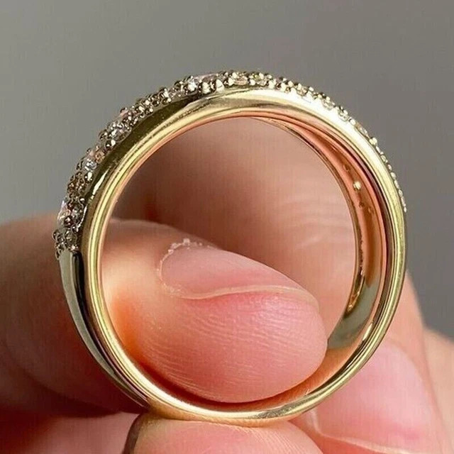 2Ct Round Cut Lab-Created Diamond Engagement Ring 14K Yellow Gold Plated