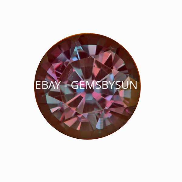 Lab Created Pulled Alexandrite True Color Change Round Loose Stones (1.5mm-10mm)