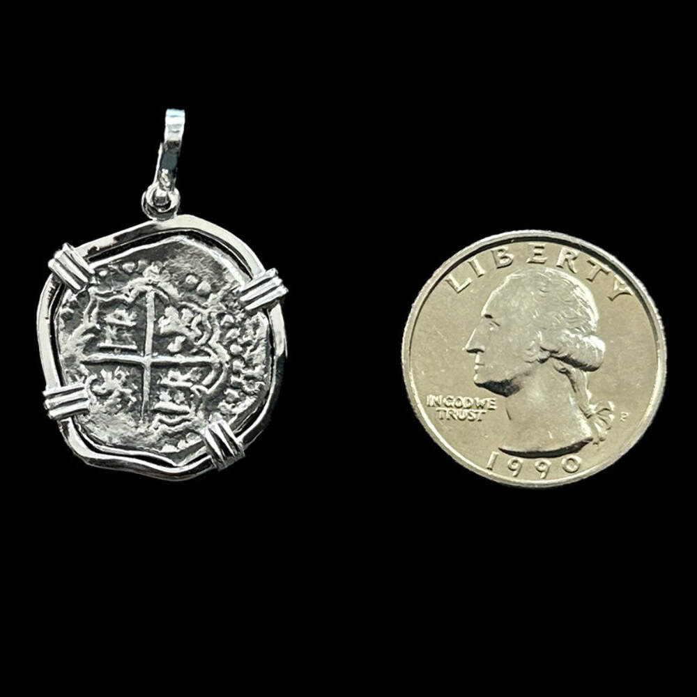 Atocha Jewelry – Odd Shape Medium Pieces of 8 Silver Coin Pendant