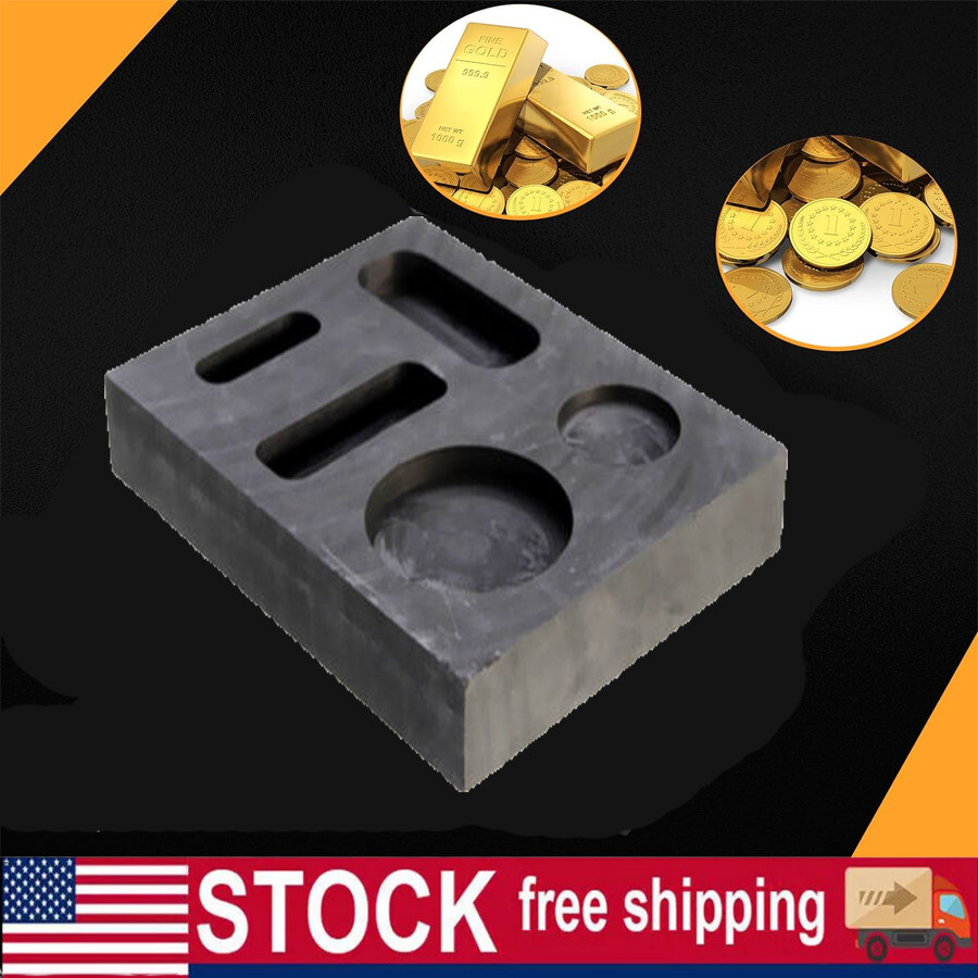 Graphite Ingot Casting Mold Combo Mould For Melting Refining Gold Silver Copper