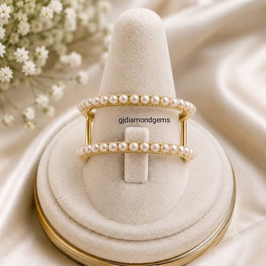 Natural See pearl Smart Ring 925 Silver Enhancer Ge3 & 4 Oura Ring Guard Jacket