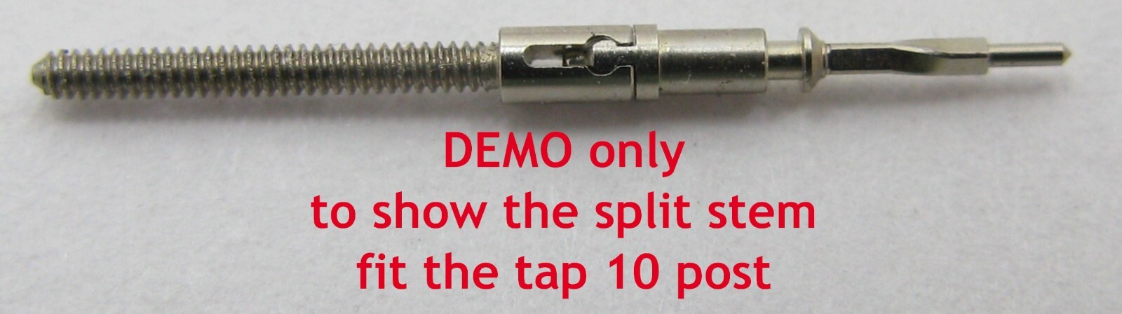 Longines 633 634 636 watch movement part 404 female stem post tap 10