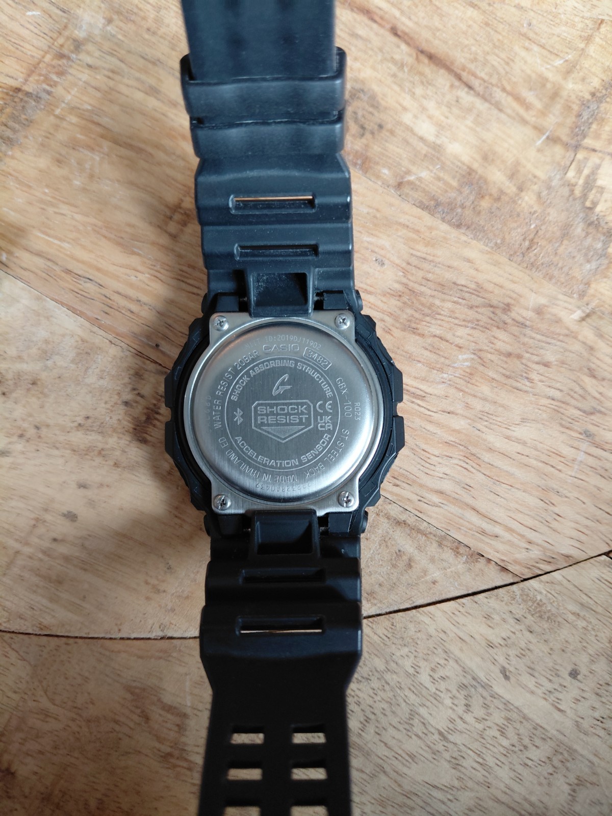 Casio G-SHOCK GBX-100-1CR G-lide Stainless Steel Bezel