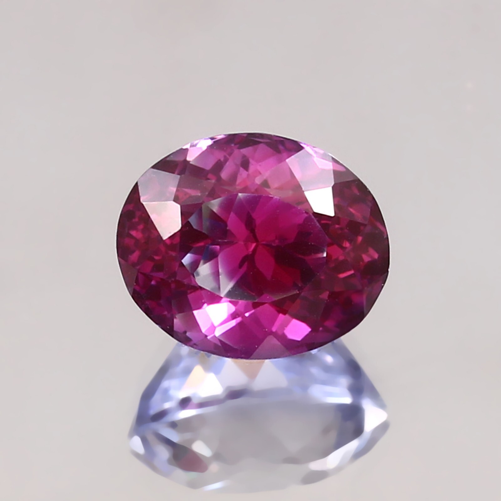 Natural Ceylon Pink Blue Bi-color Sapphire Oval Cut Loose Gemstone 5.55 Ct