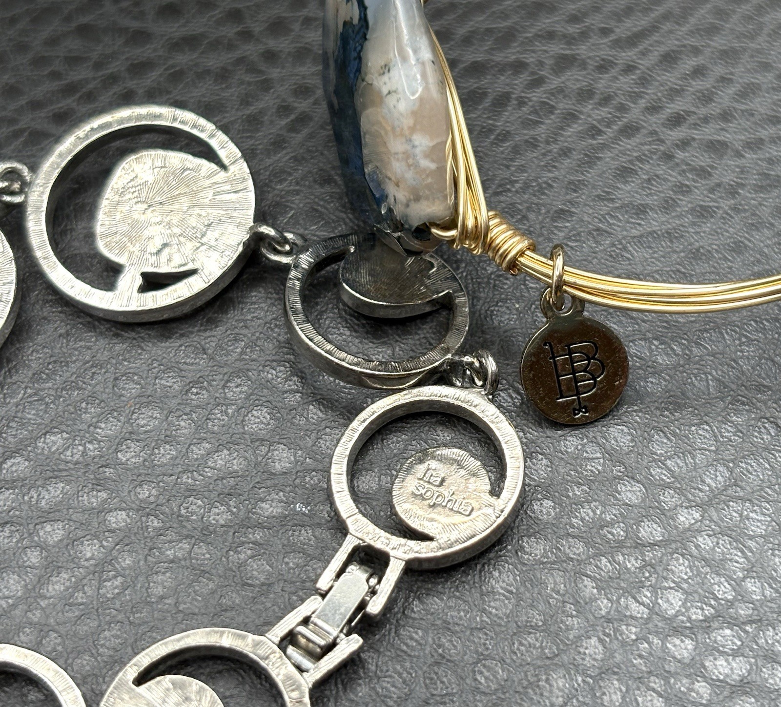 VTG – Modern Boho Ethnic Mixed Metals Jewelry Lot Bracelet Bangle Cuff