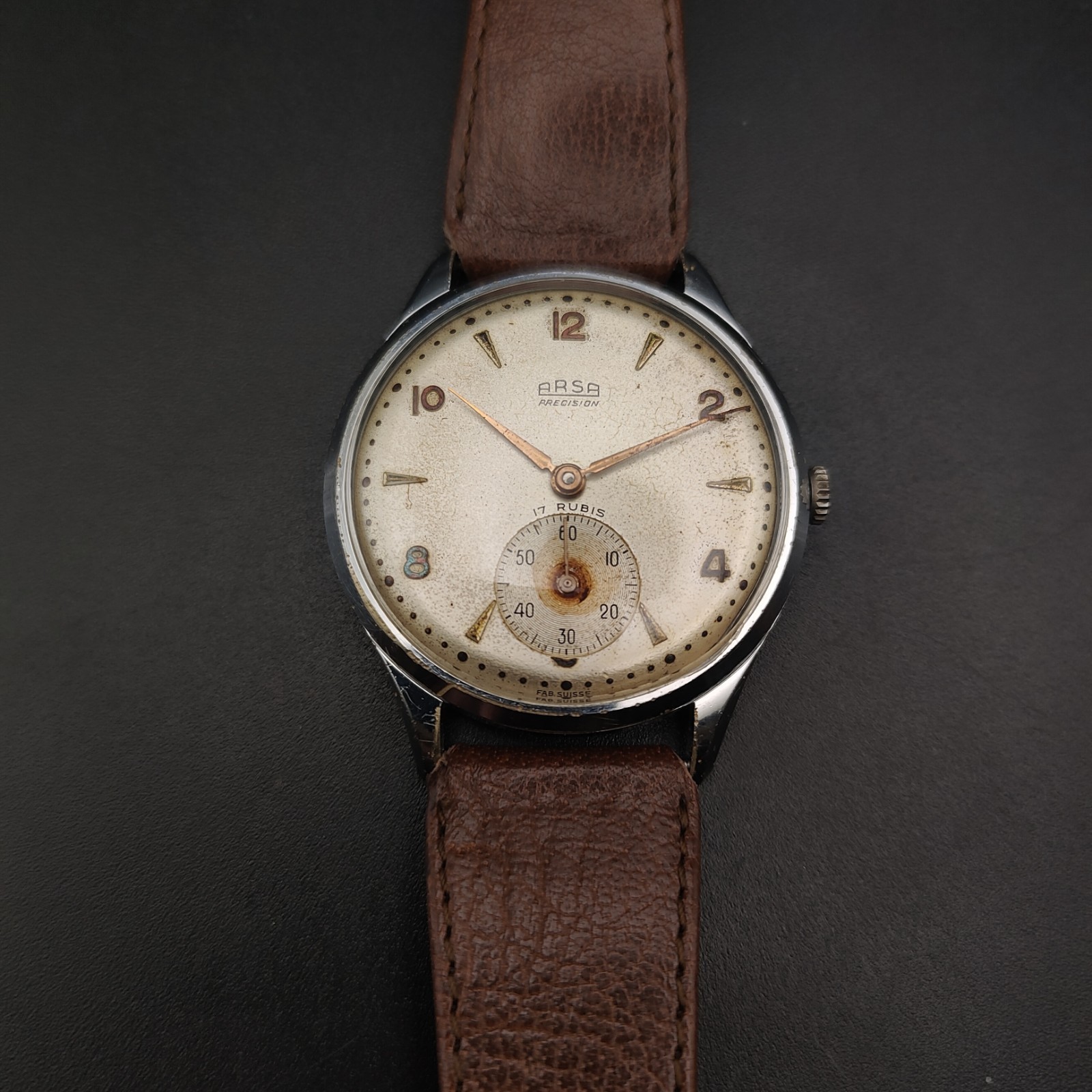 ARSA Precision Vintage Watch 36mm – Cal. A. Reymond 206 Handwinding