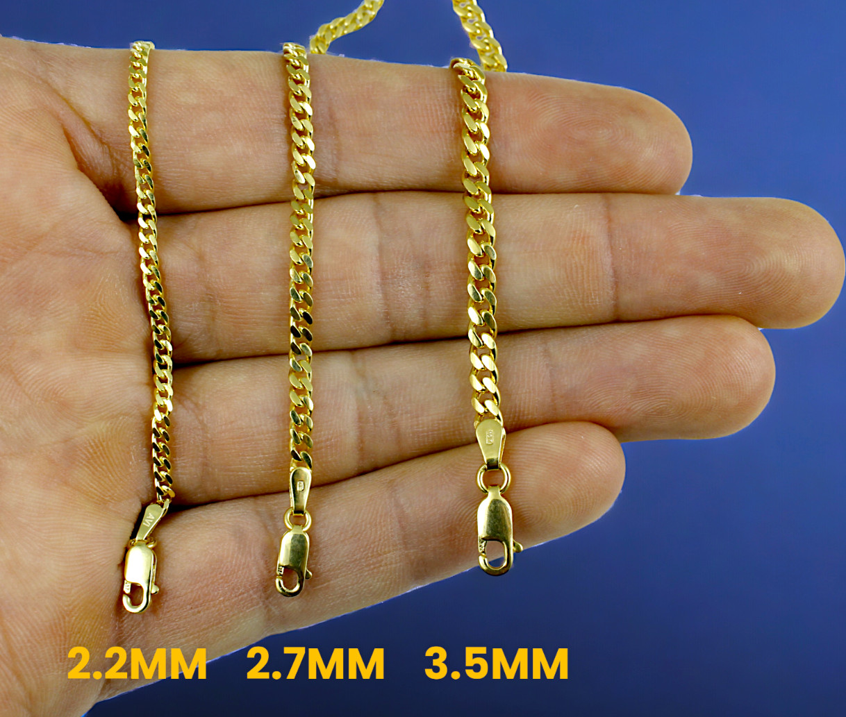 10K Yellow Gold SOLID Miami Cuban Link Necklace Bracelet Chain 2mm-11mm 7″-30″