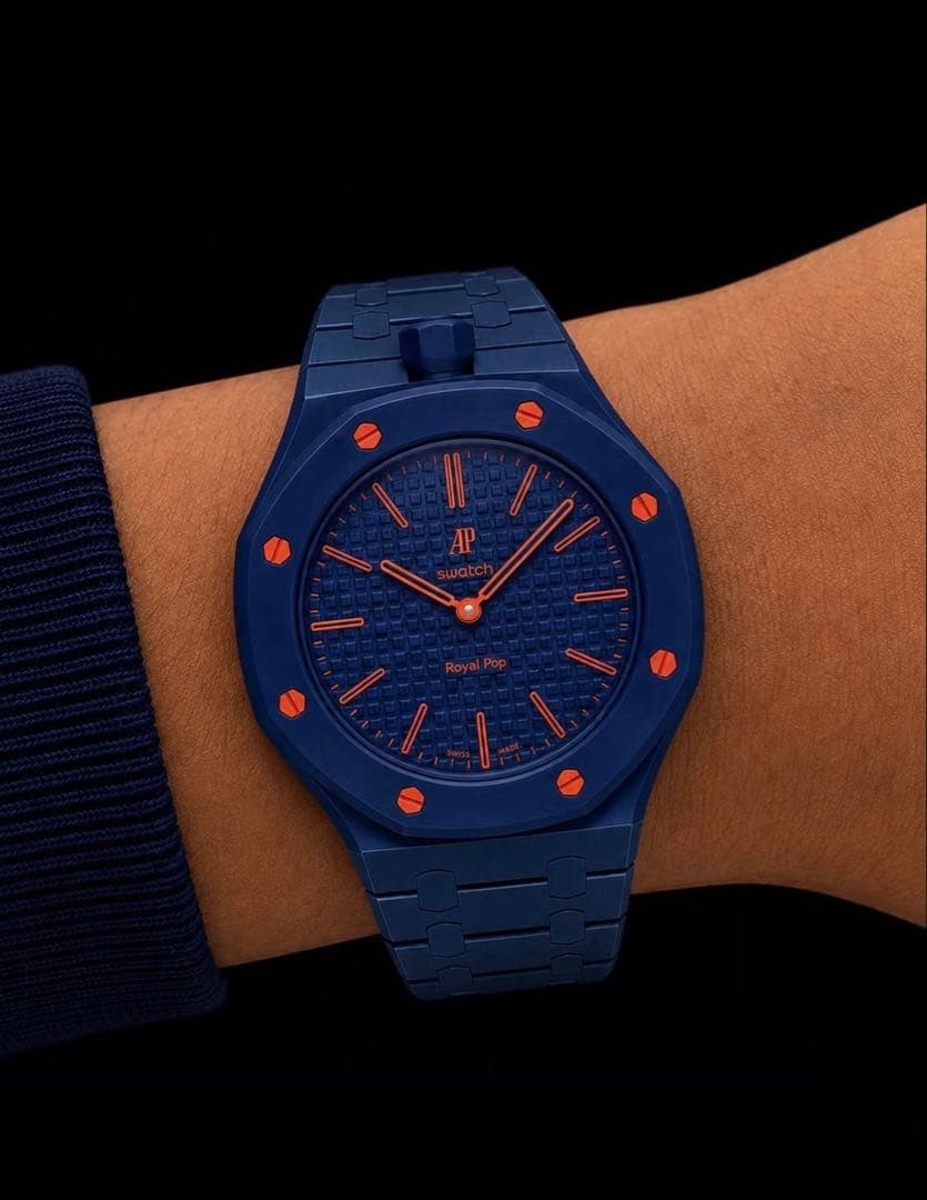 Used Swatch x Audemars Piguet Royal Pop belt band frame type