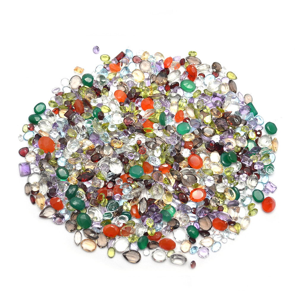 AAA Mixed Gems Semi Precious Loose Natural Gemstones Lots Faceted Cut 0.50-5 ct
