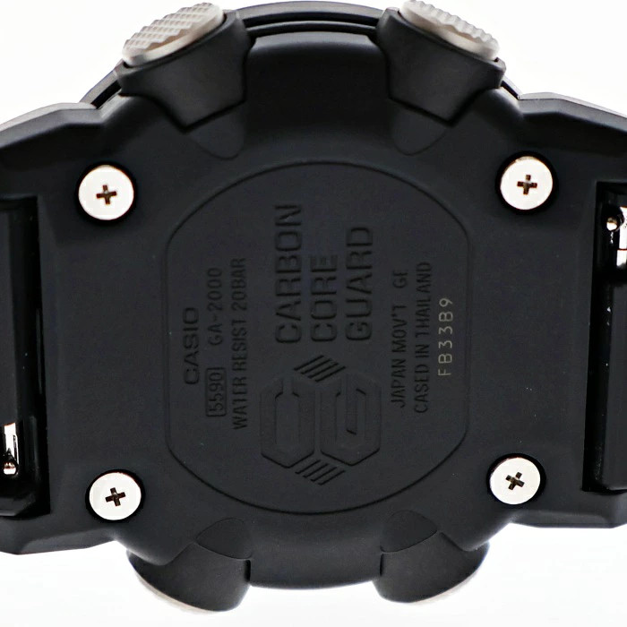 Used CASIO G SHOCK GA 2000S 1AJF Shock Resistant Carbon Core Guard Structure 20