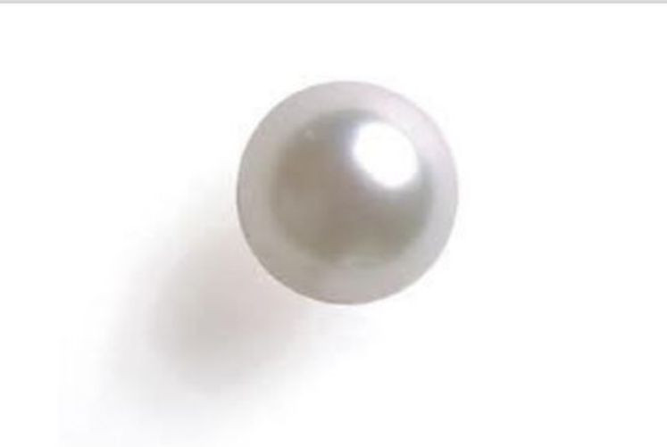 Half Drilled White Cultured Genuine Pearl (3-8mm)