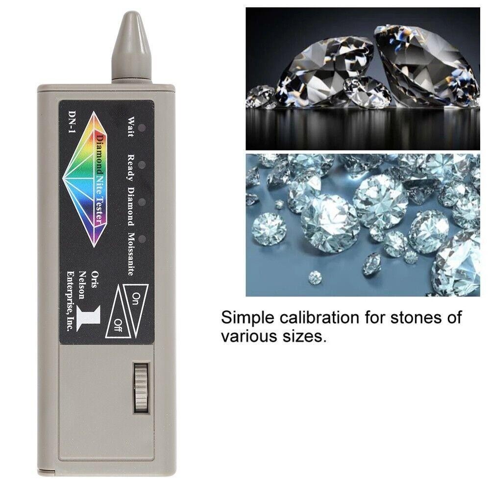 2 in 1 Portable Moissanite Diamond Tester DN-1 Jewelry Gemstone Tester Tool Kit