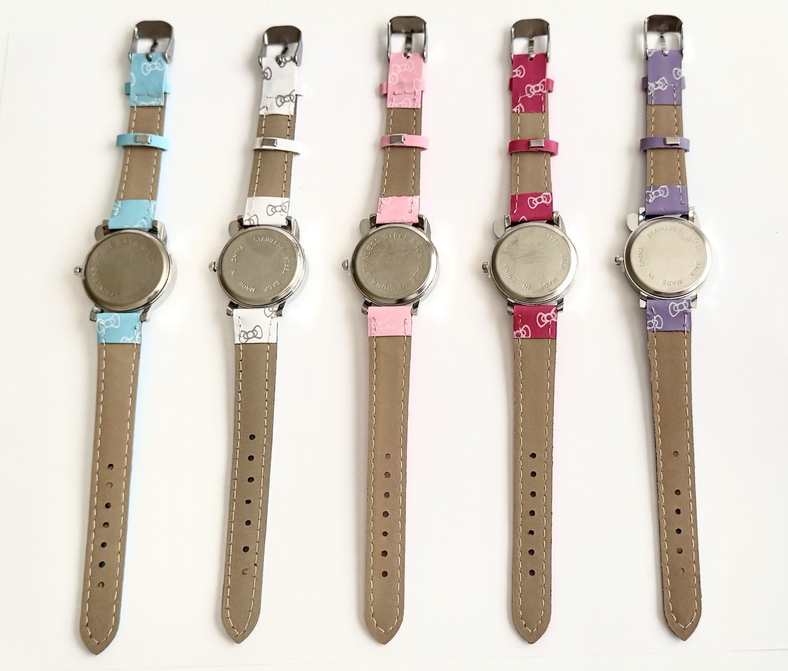 New Rare Cute Cat Watch Quartz Buckle Wristwatch Birthday Christmas Gift Purple