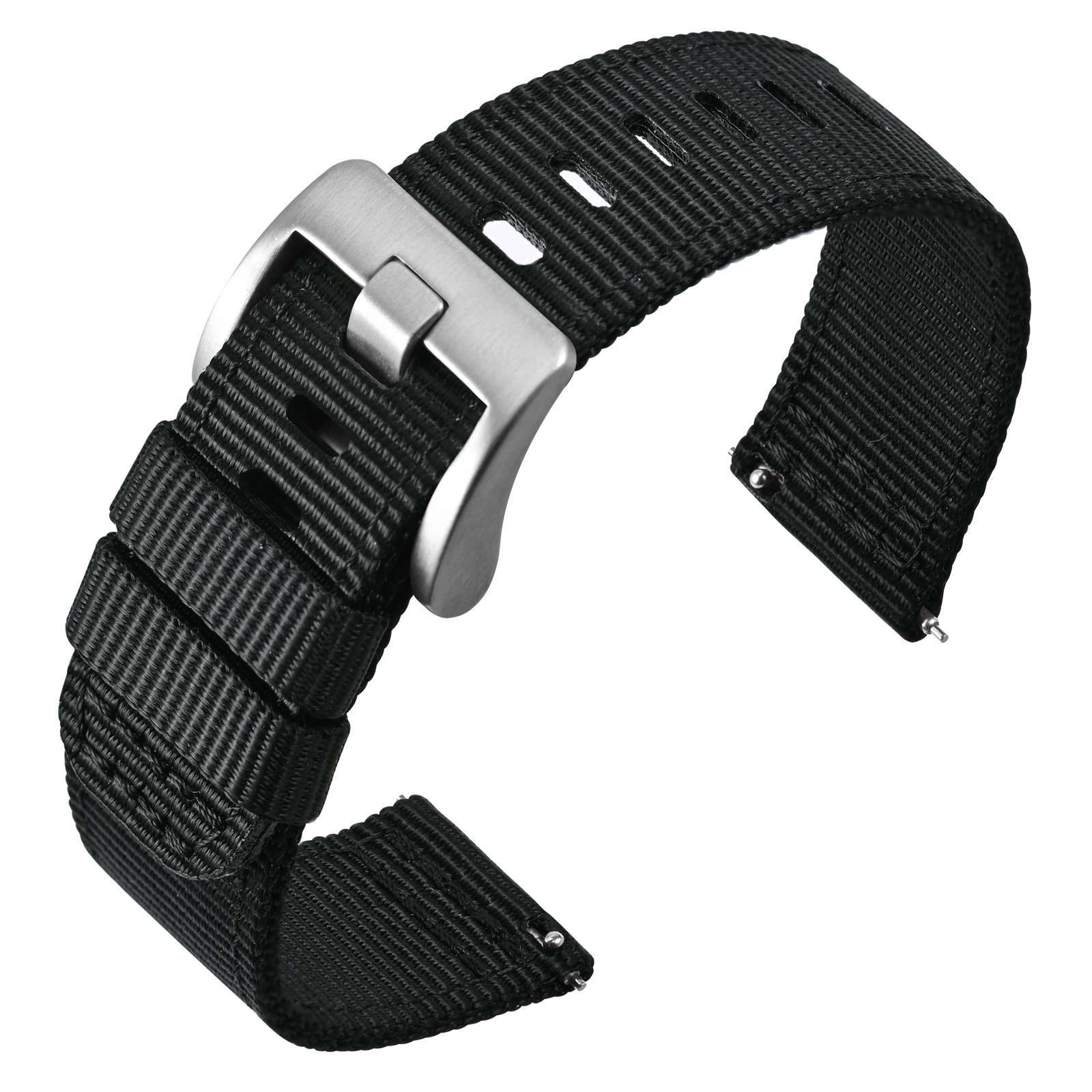 ANNEFIT Weave Nylon Watchband 18mm 19mm 20mm 22mm 24mm,Quick Release Watch Strap