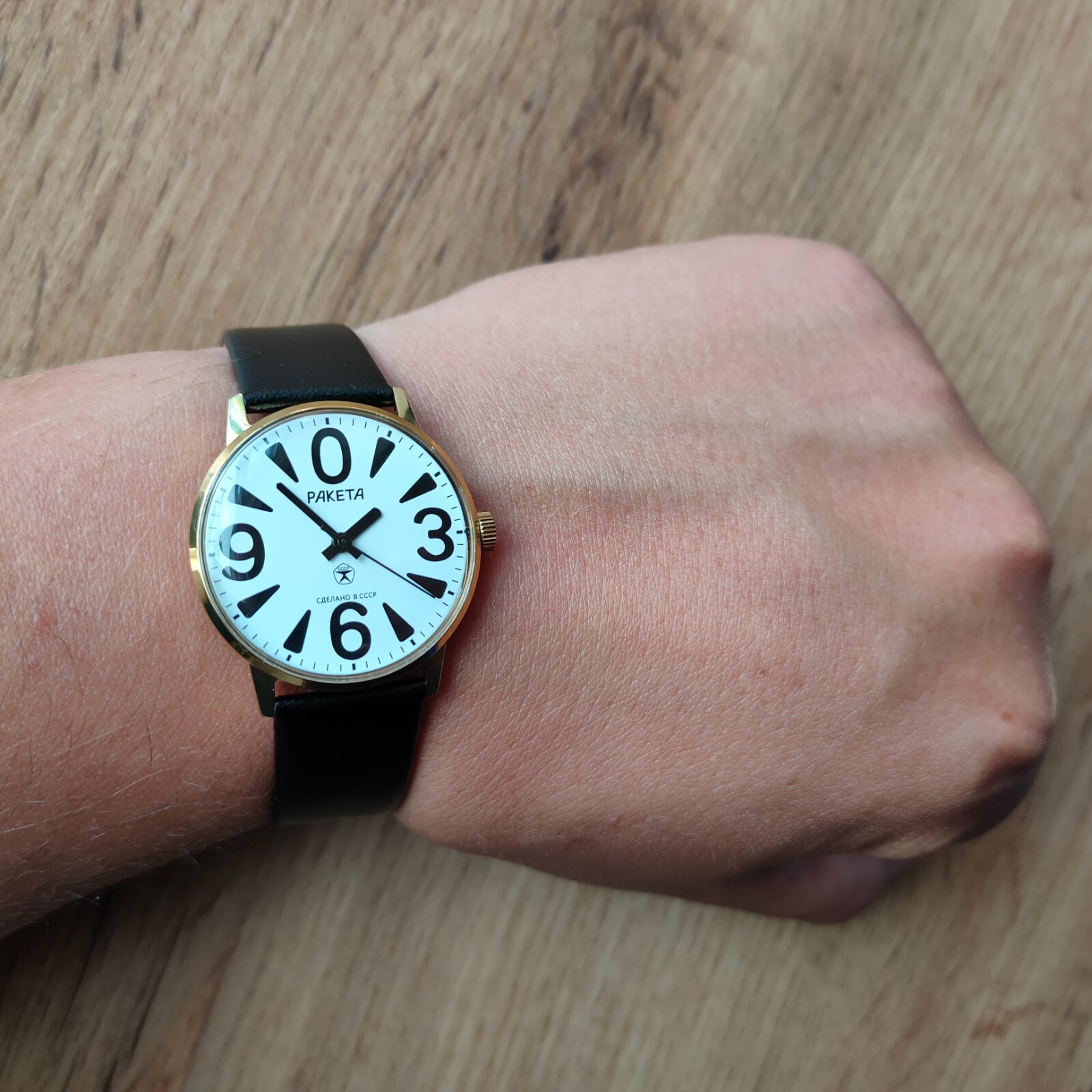 Raketa BIG ZERO mechanical 2609 Raketa small zero raketa 0 white watch