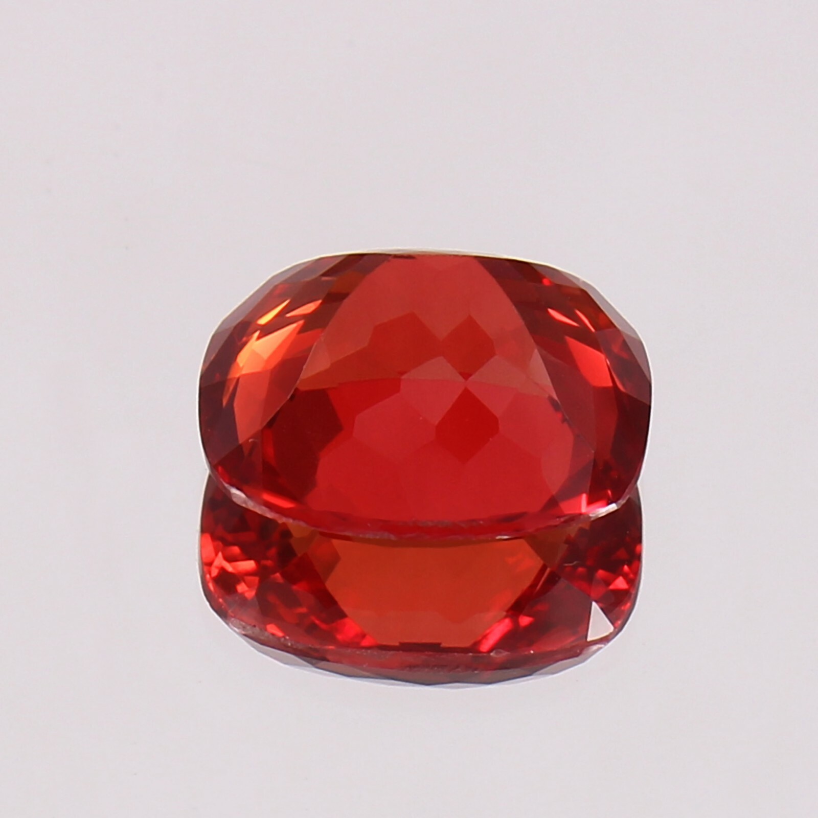 Terrefic Natural Ceylon Padparadscha Sapphire Loose Cushion Gemstone Cut 12x10MM
