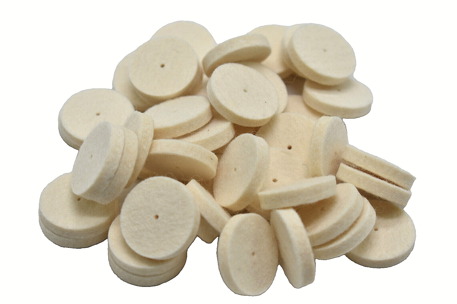 45x Wool Felt Polishing Buffing Wheel Polisher Disc Pad Rotary Tool 25mm 1 Inch