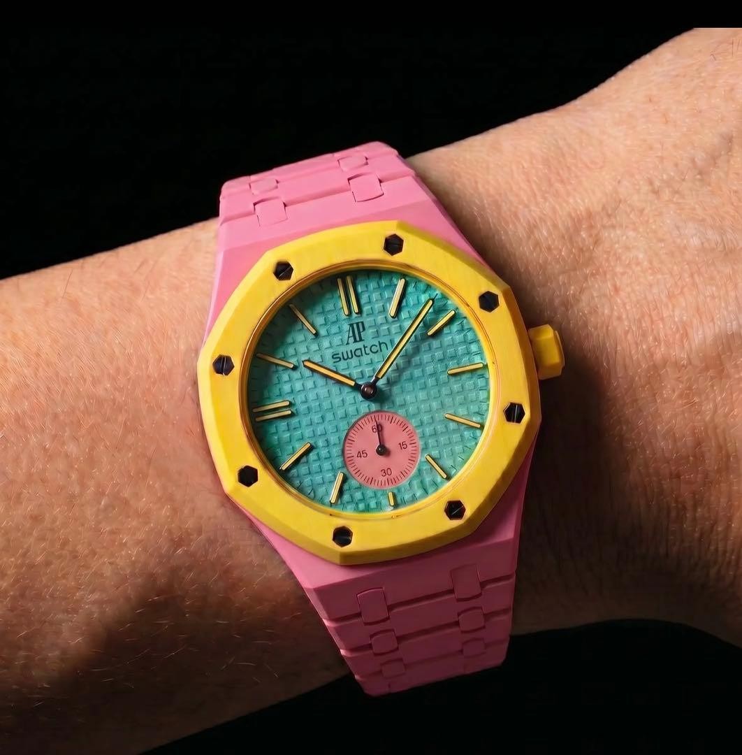 Used Swatch x Audemars Piguet Royal Pop belt band frame type