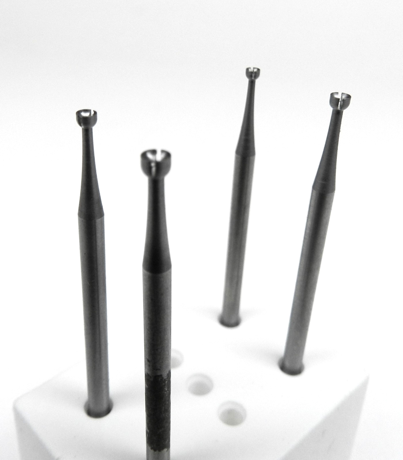 Wire Rounder Burs Twin Cut Cup Burs Fast Clean Cutting Set of 4 Burs for 14-20ga