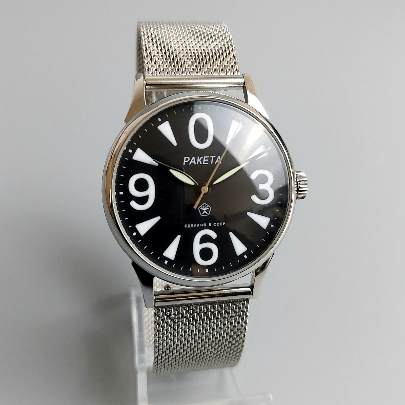 Raketa Vintage Wristwatch BIG ZERO Soviet Mechanical Men’s Wrist Watch