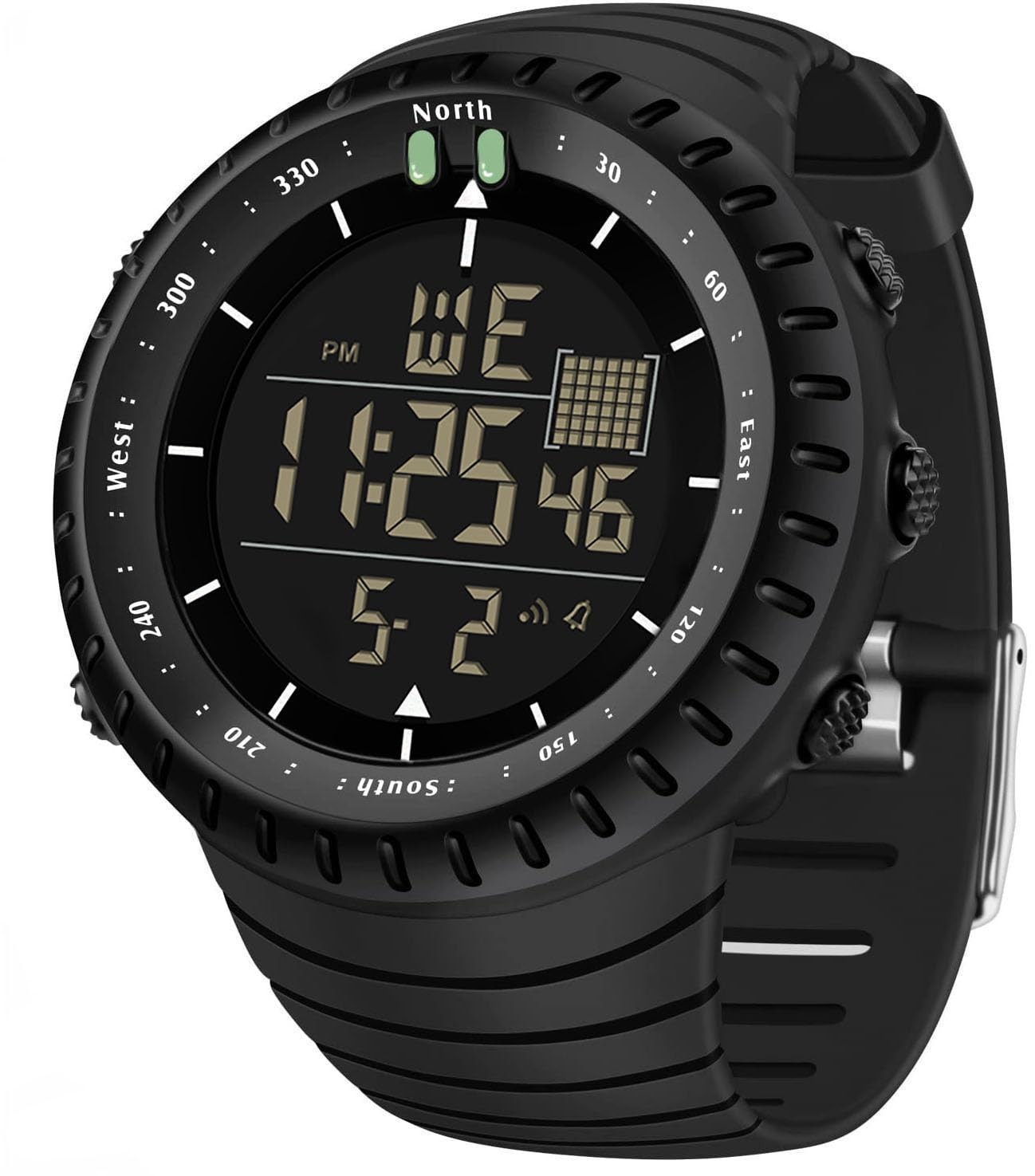 ManLinKei Men’s Digital Sports Watch Military Waterproof Tactical Watch with …