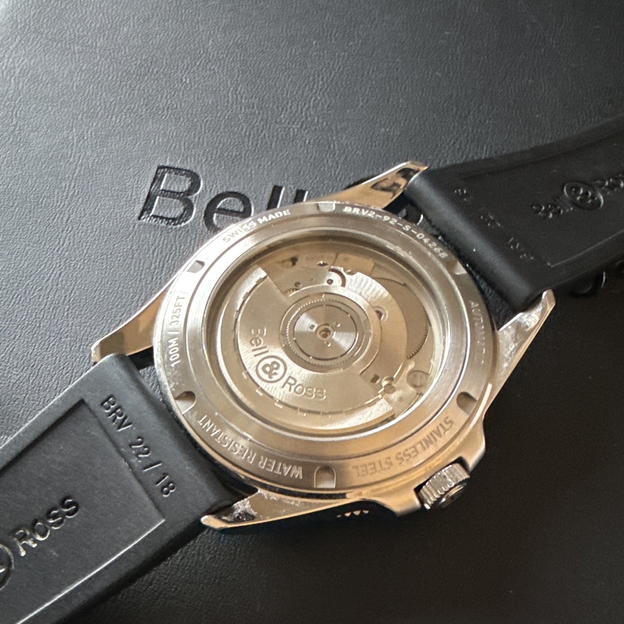 Bell & Ross BR V2-92 Automatic Diver 41mm Black Dial Rubber Strap 100m