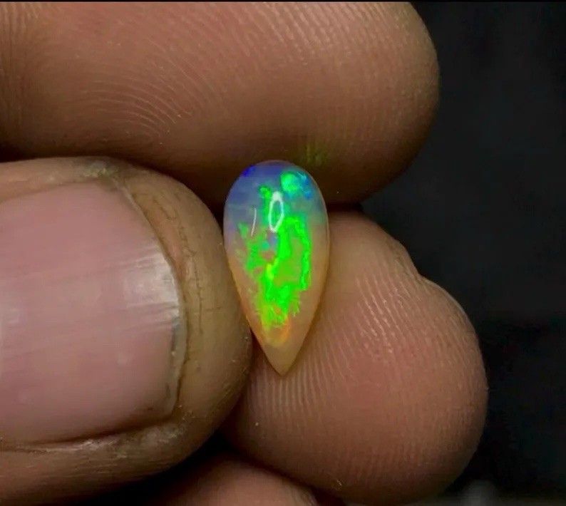 12x6x4.5 mm Natural Welo Ethiopian Opal Cabochon Loose GemstoneNS-190