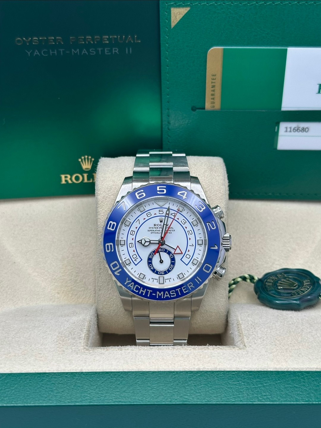 Rolex 116680 Mercedes Hand Yacht Master