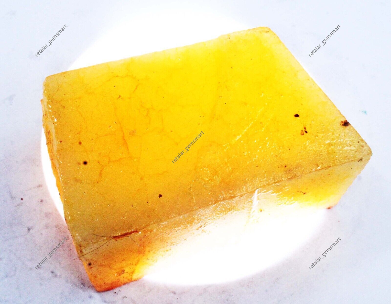 LOOSE GEMSTONE Huge Size Yellow Sapphire Rough 1080 Ct Natural Uncut CERTIFIED