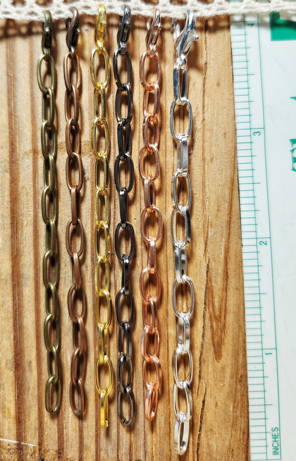 3-3/4″ STRONG Necklace bracelet Chain Extender Extension six colors OR stainless