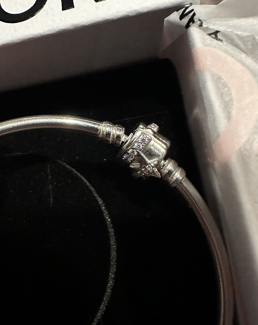 AUTHENTIC Pandora Silver Bangle Brace – BRAND NEW IN BOX – See Description