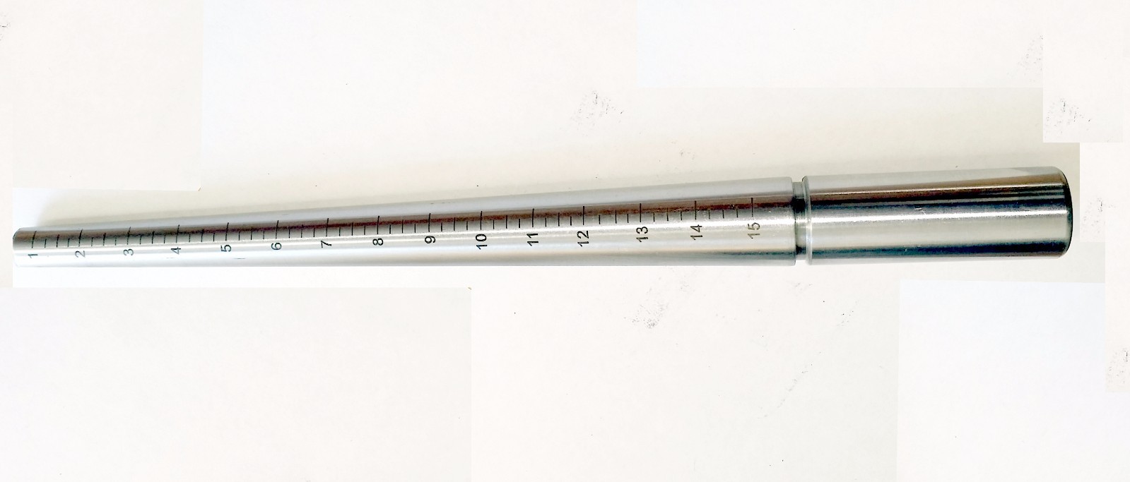Premium Jewelers Ring Mandrel Grooved 1-15 Steel Ring sizing gauge Stick heavy