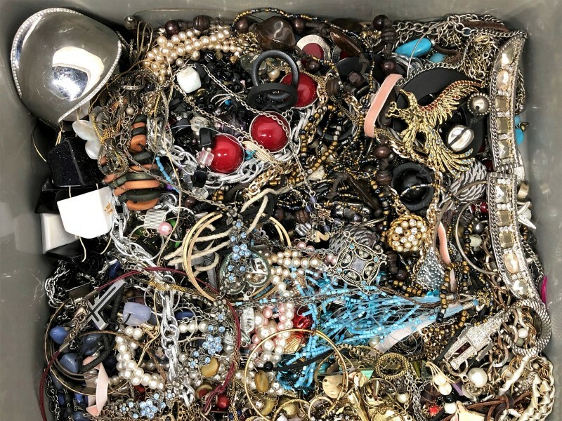 10 Lbs Pound Unsorted Tangled Jewelry Vintage Modern Lot Wear Junk TREASURE HUNT