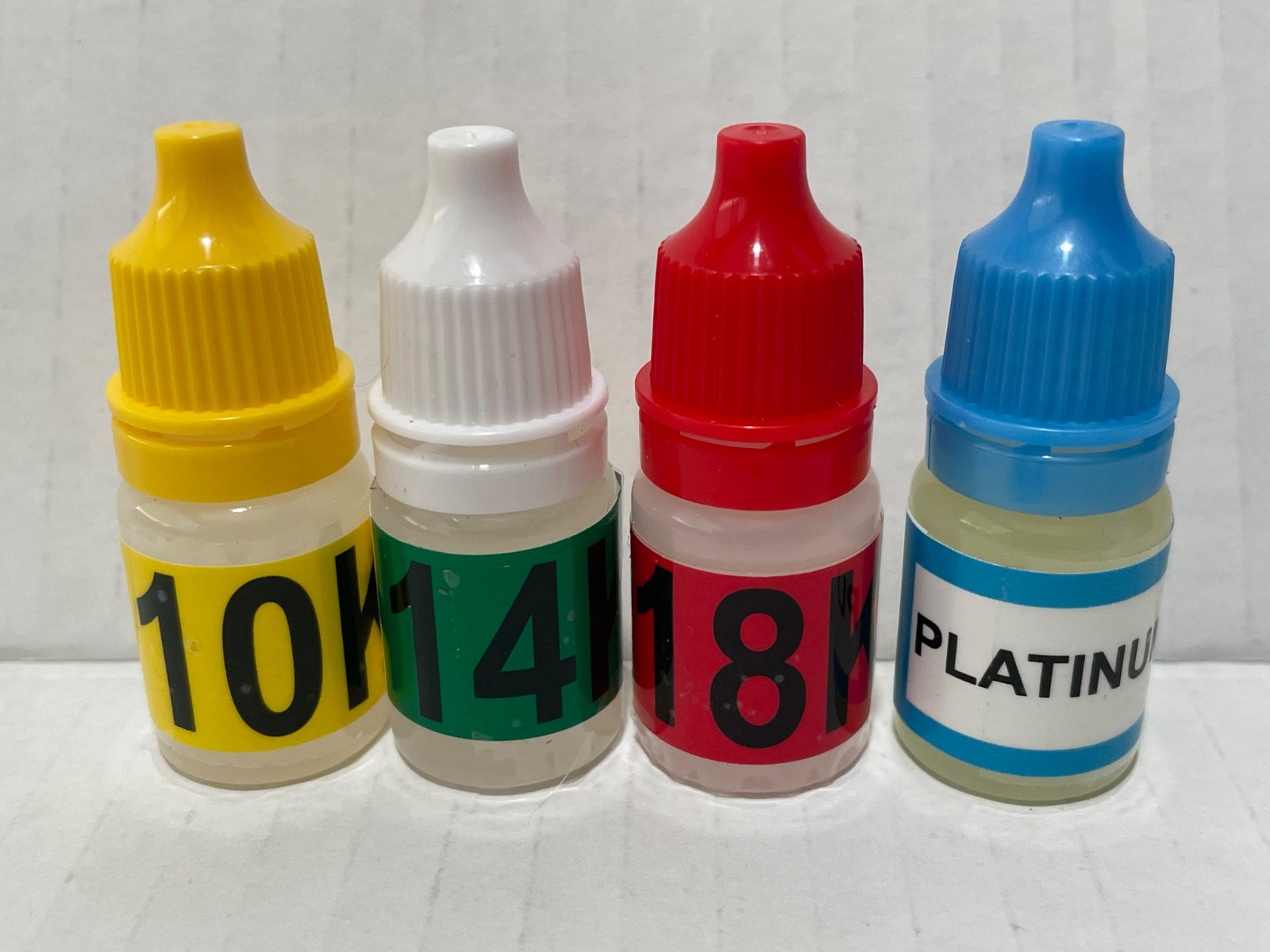 Gold Silver Platinum Testing Kit – Test 10k 14k 18k 22k-24k .999 .925 Sterling