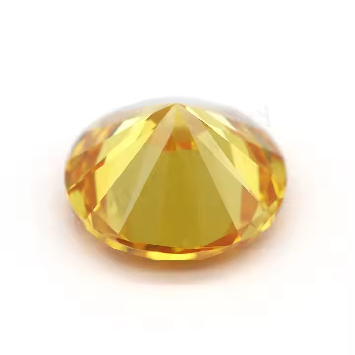 2 CT Natural Yellow Diamond – Premium Round Cut, VVS1 Clarity, D Grade Certified