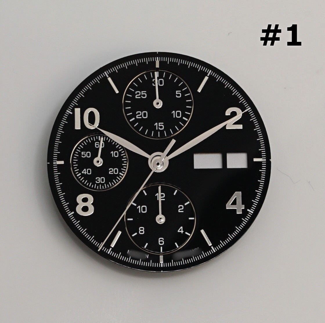 DIY SET for ETA 7750 watch case + dial + hands sapphire 38mm 10ATM NEW