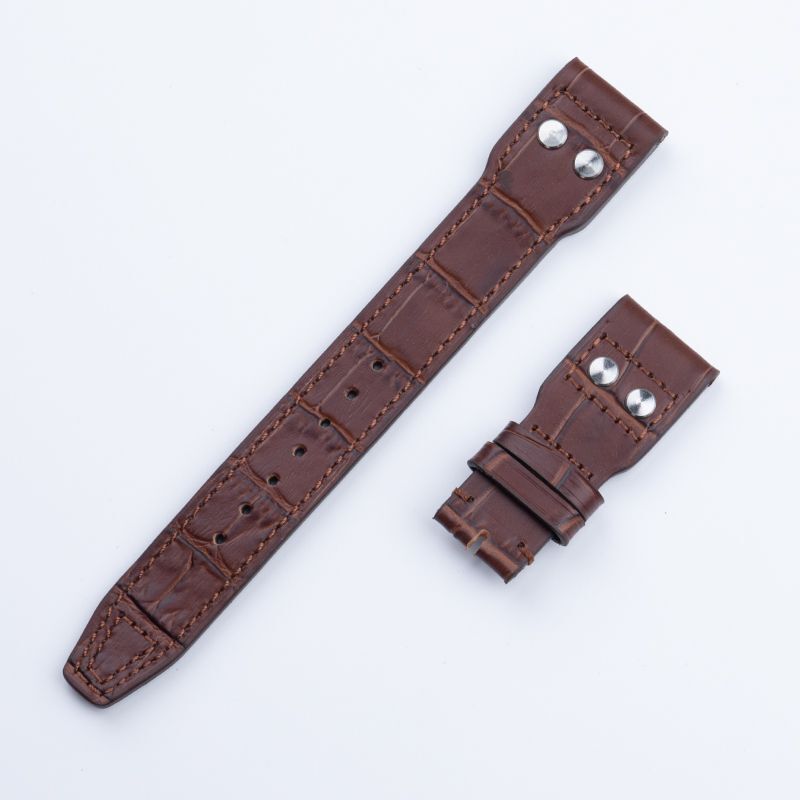 21mm 22mm Leather Strap Watch Band Fits IWC Pilot’s Watch Top GUN Series