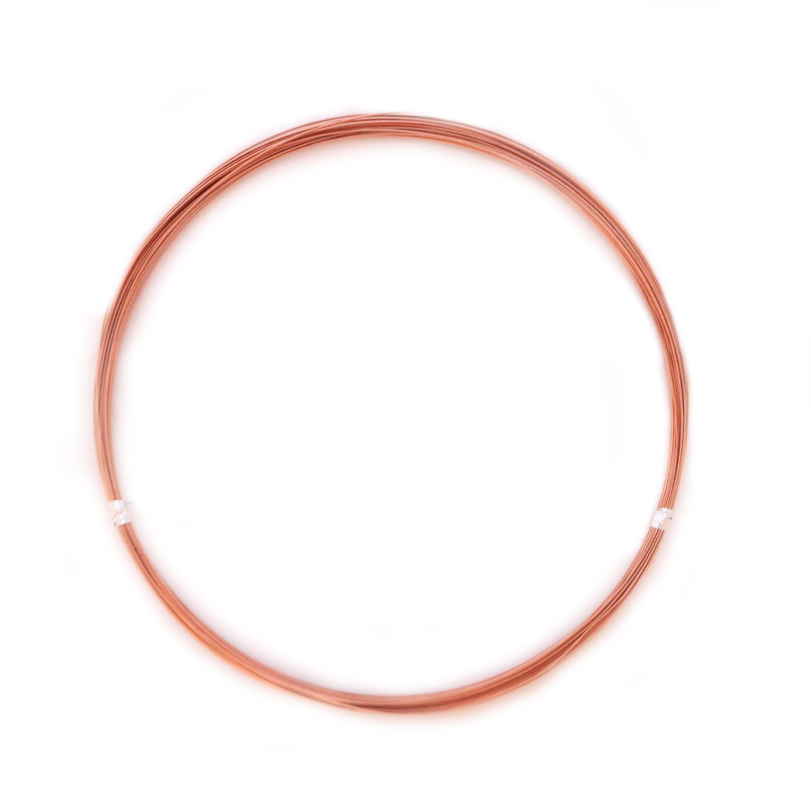 99.9% Pure Copper Wire Dead Soft Half Round 6 8 10 12 14 16 18 20 21 22 24 Gauge