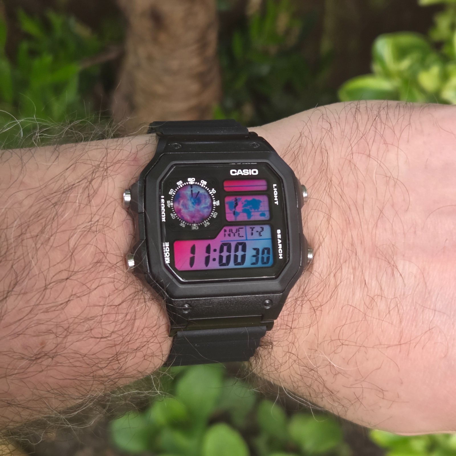 New Casio Royale AE1200 Mod – Event Horizon. Nebula Gradient. Hydromod.