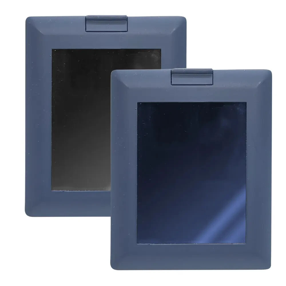 Blue Plastic Glass Top Gemstone Display Box