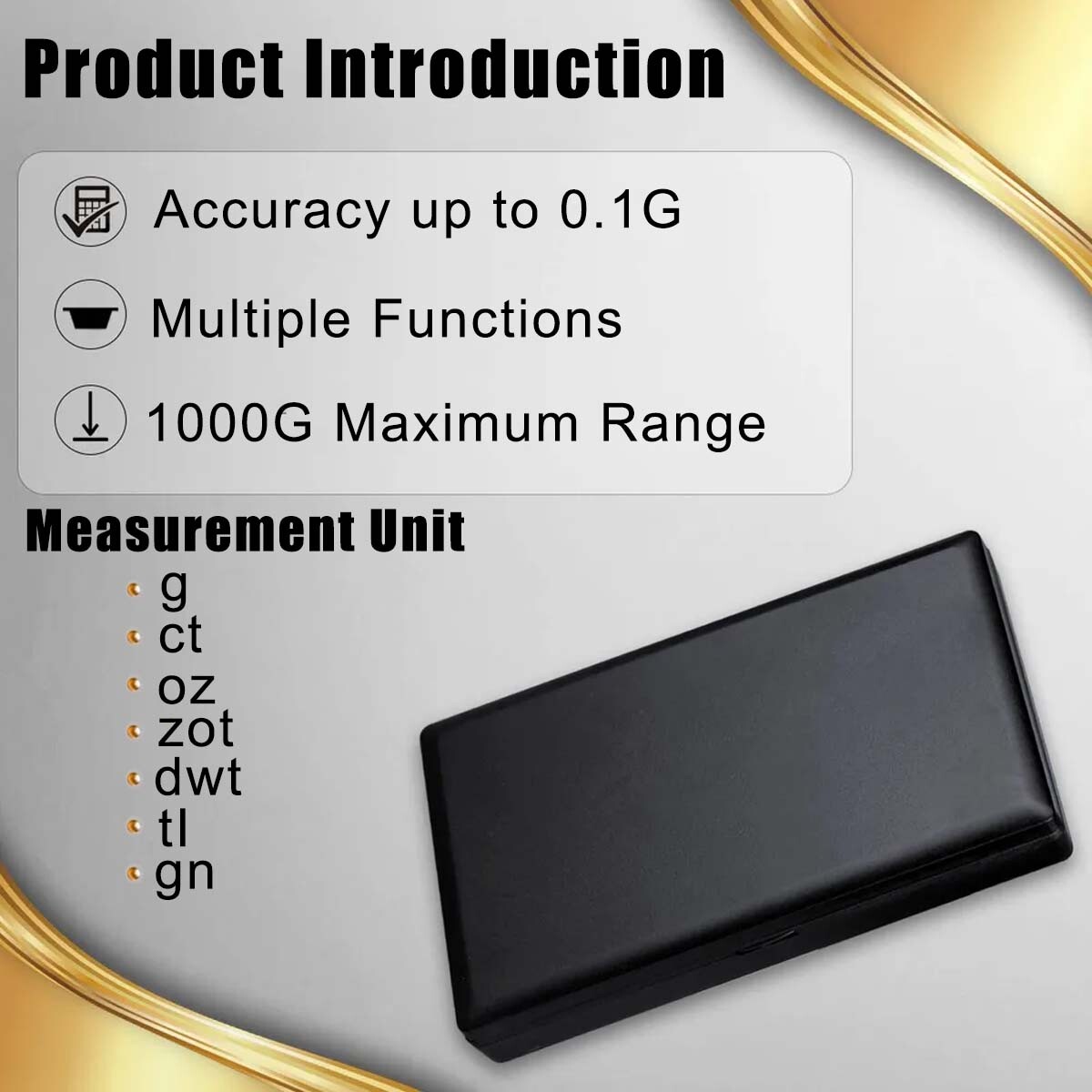 1000G Food Scale, Digital Kitchen Scale Weight Grams and oz for Cooking Baking