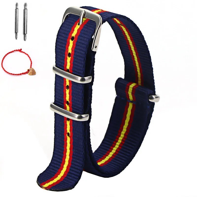 1pcs Nylon Strap 16mm 18mm 20mm 22mm Nylon Watch Band Replacement Watch Strap